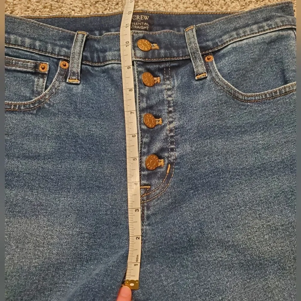 J. Crew Essential Straight Jeans In All-Day Stretch